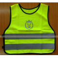 Kid Safety Vest 100% Polyester Knit Vest Pattern, High Reflective Safety Kid Vest